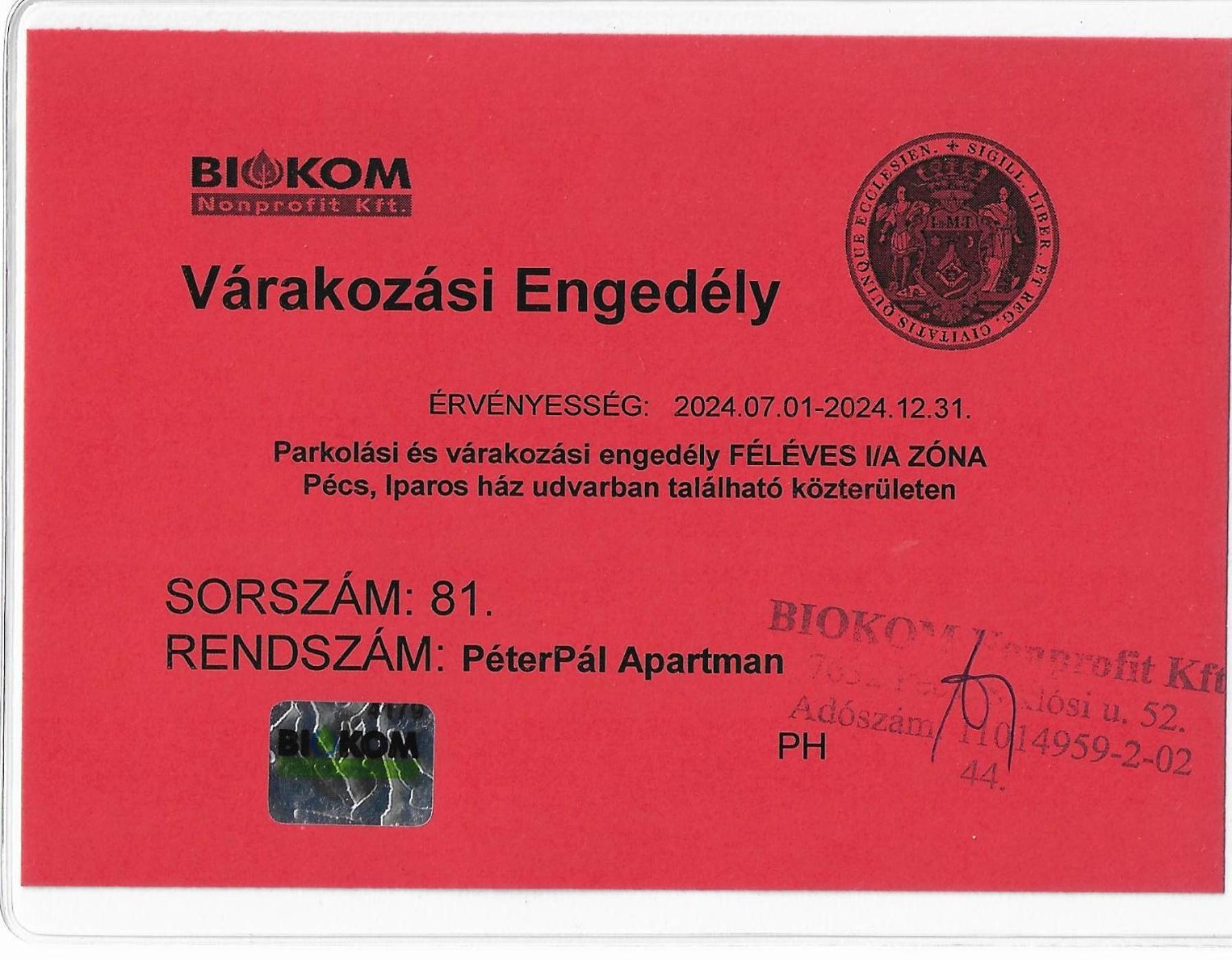 Peterpal Apartman Pécs Exterior foto